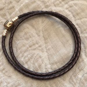 Pandora leather bracelet